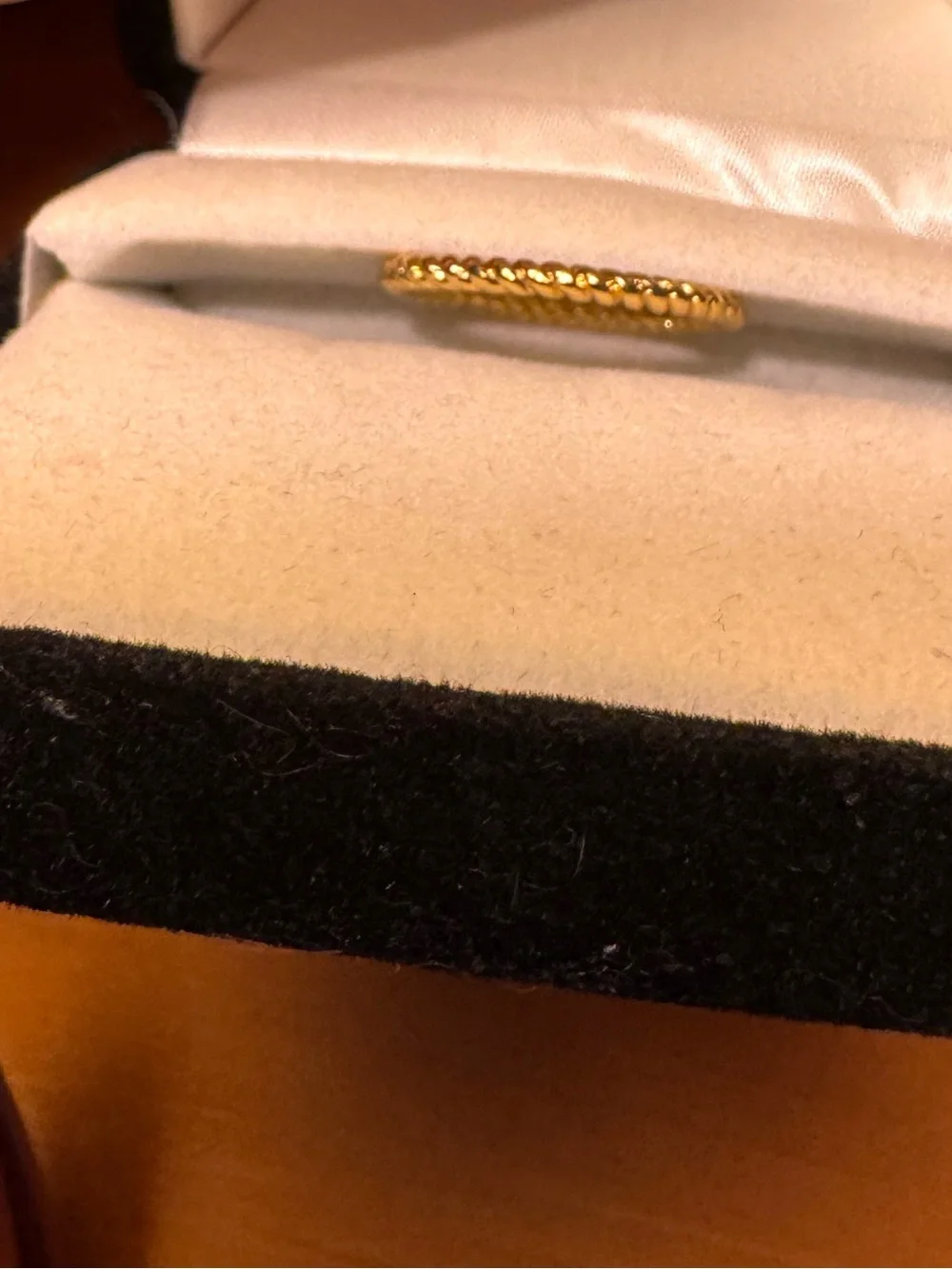 J.Crew Gold Stackable Crystal and Band Ring Set- Size 5- Women Jewelry